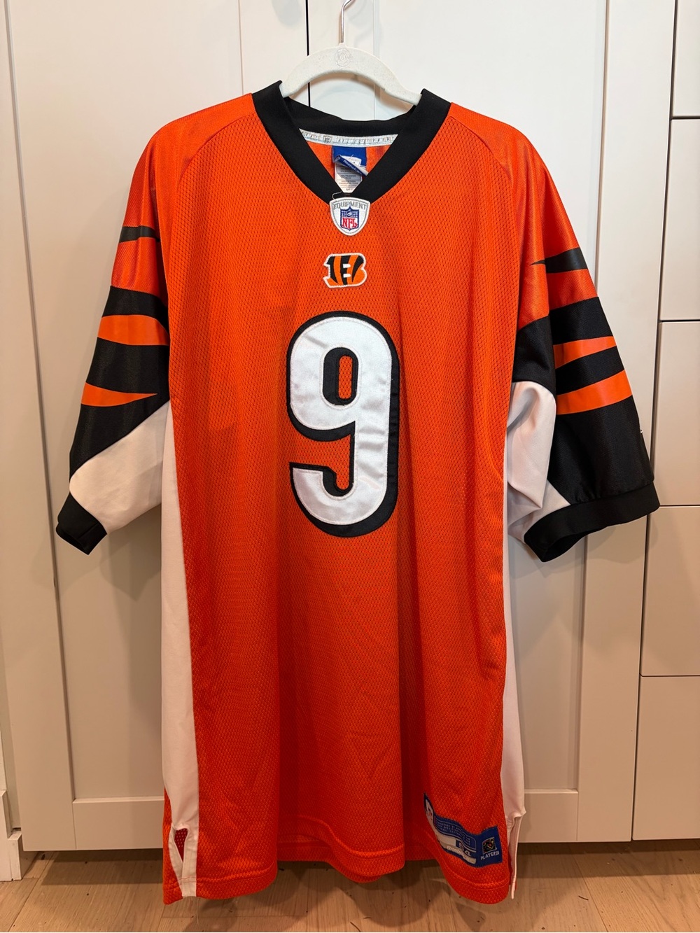 Reebok NFL Cincinnati Bengals Carson Palmer #9 Jersey Size 54 XXL